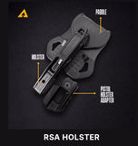 RSA Holster OWB AMBIDEXTROUS  w/Rail