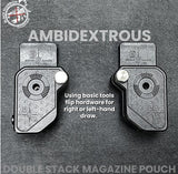 DSTACK - Ambidextrous Double Stack Magazine Pouch w  Magnet