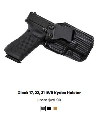 IWB Kydex Holster - CZ P-10 C IWB Kydex Holster - Low Profile