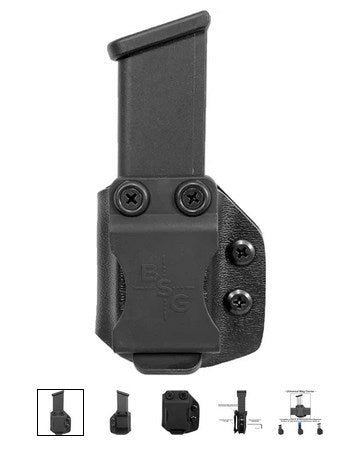 Beretta APX Universal Ambidextrous IWB Double Stack Magazine Carrier 9mm, .40S&W - IWB Mag Carriers $ 17.99