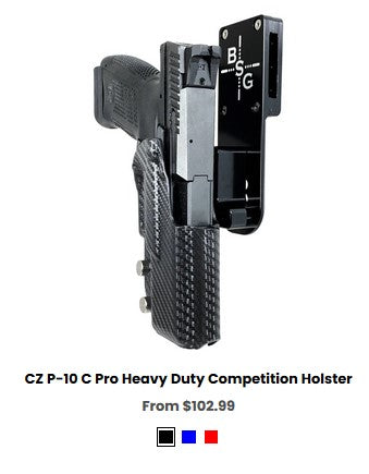 CZ P-10 C Pro Heavy Duty Competition Holster - OWB Holsters