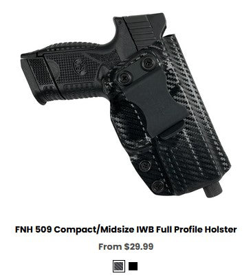 FNH 509 - Compact-Midsize IWB Full Profile Holster - IWB Holsters