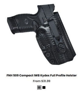 FNH 509 -  Compact IWB Kydex Full Profile Holster - IWB Holsters