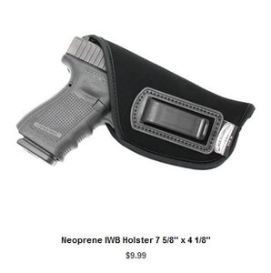 G23 Neoprene IWB Holster 7 5-8'' x 4 1-8'' - IWB Holsters