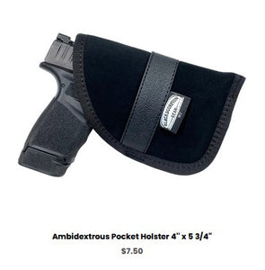 G27 Ambidextrous Pocket Holster 4'' x 5 3-4'' - IWB Holsters