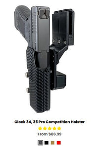 G35 Glock 34, 35 Pro Competition Holster - OWB Holsters