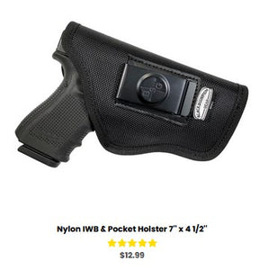 G48 Nylon IWB & Pocket Holster 7'' x 4 1-2'' - IWB Holsters