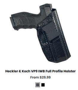 H&K VP9 IWB Full Profile Holster - IWB Holsters