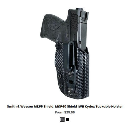 M&P40 Shield IWB Kydex Tuckable Holster - IWB Holsters