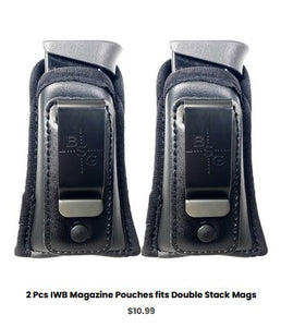 SS P320 AXG Scorpion 2 Pcs IWB Magazine Pouches fits Double Stack Mags - IWB Mag Carriers.jpg