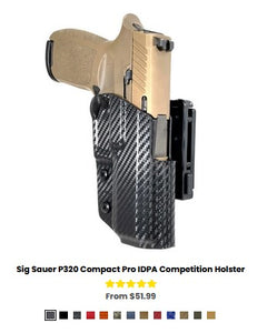 SS P320 Nitron Compact  Pro IDPA Competition Holster - OWB Holsters