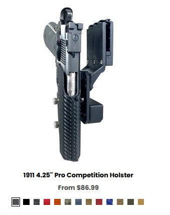 Pro OWB Pro Holster 1911 4.25'' Pro Competition Holster