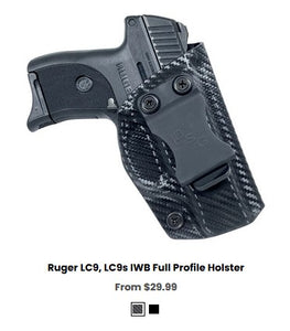 Ruger LC9, LC9s IWB Full Profile Holster - IWB Holsters