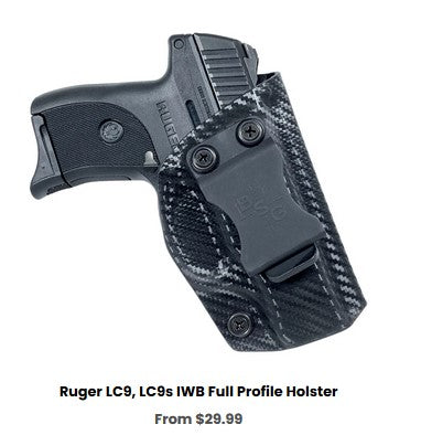 Ruger LC9s Ruger LC9, LC9s IWB Full Profile Holster - IWB Holsters