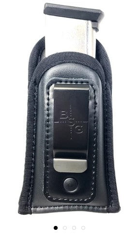 SS P245 Eco-Leather Single Stack Magazine Pouch 3'' x 5'' - IWB Mag Carriers