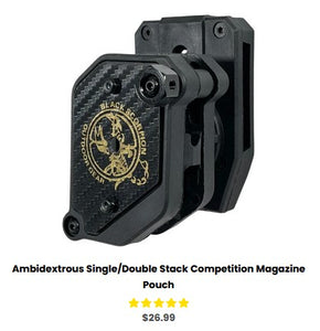 SS P320 - Nitron Full-Size Ambidextrous Single-Double Stack Competition Magazine Pouch