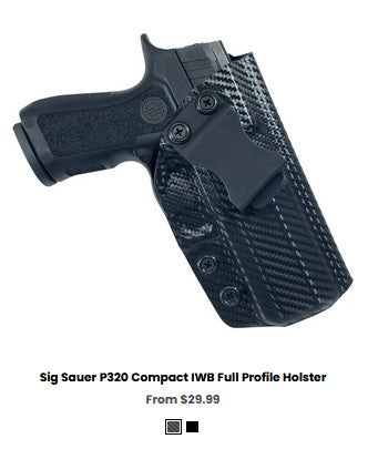 SS P320 - Nitron Full-Size IWB Full Profile Holster - OWB Holsters