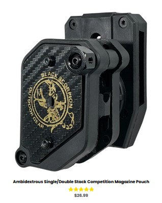 SS P320 - XFull Ambidextrous Single-Double Stack Competition Magazine Pouch