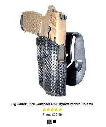 SS P320 RXP Compact OWB Kydex Paddle Holster - OWB Holsters