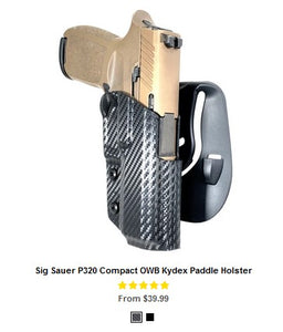 SS P320 XCarry OWB Kydex Paddle Holster - OWB Holsters