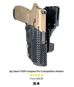 SS P320 XCarry Pro Competition Holster - OWB Holsters