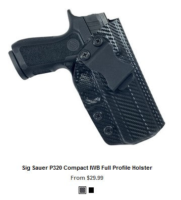 SS P320 XCompact IWB Full Profile Holster - IWB Holsters