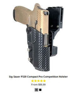 SS P320 XCompact Pro Competition Holster - OWB Holsters