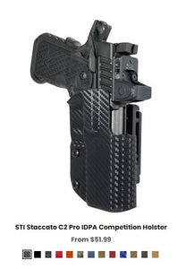 Staccato C2 Pro IDPA Competition Holster - OWB Holsters