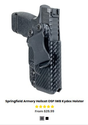 Springfield - Hellcat  Armory Hellcat OSP IWB Kydex Holster