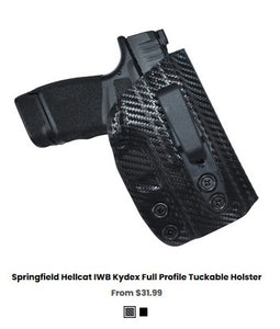 Springfield - Hellcat IWB Kydex Full Profile Tuckable Holster