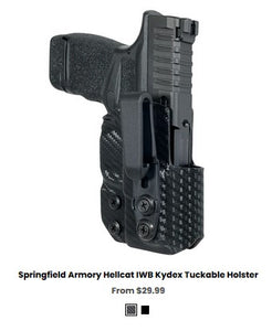 Springfield - Hellcat IWB Kydex Tuckable Holster