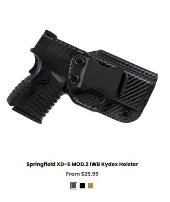 Springfield XD-S MOD.2 - IWB Kydex Holster - IWB Holsters