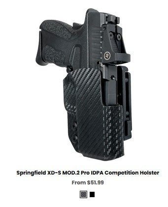 Springfield XD-S MOD.2 - Pro IDPA Competition Holster - OWB Holsters