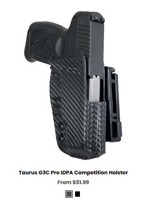 Taurus G3C Pro IDPA Competition Holster - OWB Holsters