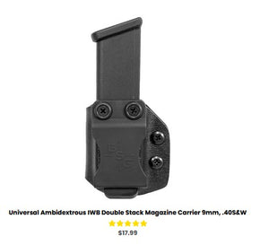 G48 UniversalG48  Ambidextrous IWB Double Stack Magazine Carrier 9mm, .40S&W - IWB Mag Carriers