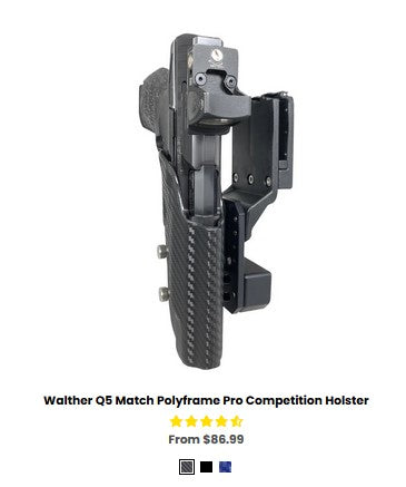 Walther Q5 Match Polyframe Pro Competition Holster - IWB Holsters